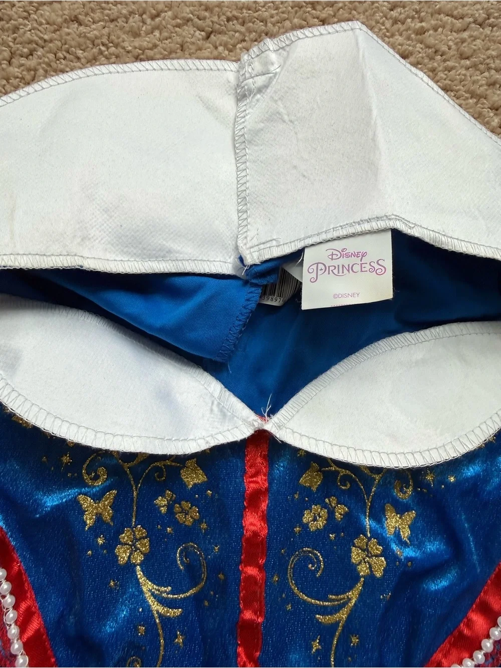 Disney Blue, Yellow and Red Princess Costume Dress